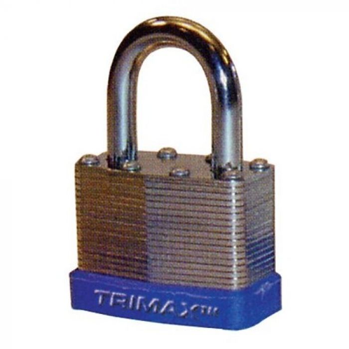 TRIMAX TLM100 Laminated Padlock - 1.75 Inch High Security Lock