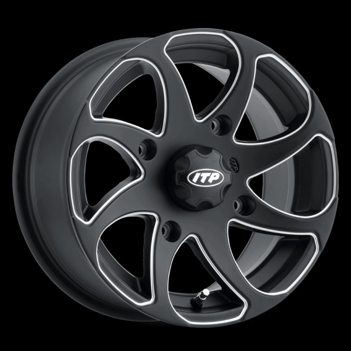ITP Twister 14x7 Black with Milled Finish – Part Number 1422329727BR