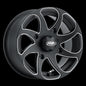 ITP Twister 14x7 Black with Milled Finish – Part Number 1422329727BR