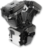 S&S CYCLE T124 Long Block Engine - Black - FXD | FXDWG 310-0900A
