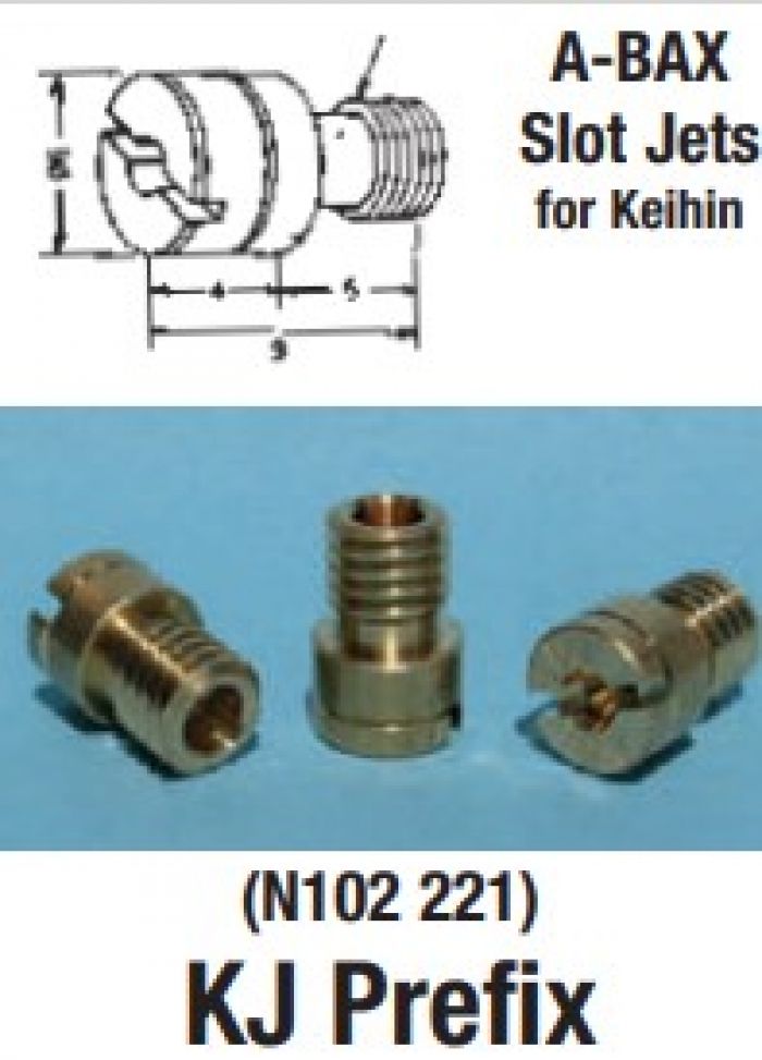 EBC KEIHIN Slot Jets Part Number KJ75-4 – Pack of 4