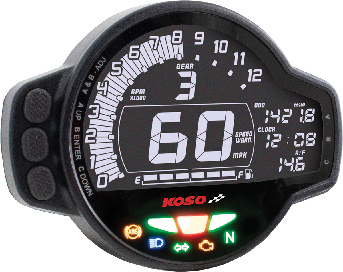 KOSO NORTH AMERICA MS-01 Multifunctional Gauge - Universal BA078100