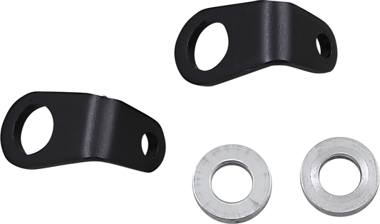 CUSTOM DYNAMICS Mount - Micro Turn Signal - L-Bracket - Black CD-MICRO-LB