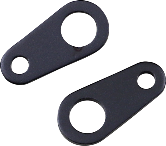 CUSTOM DYNAMICS Mount - Micro Turn Signal - Straight Bracket - Black CD-MICRO-SB