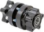 ARLEN NESS Hub - Cartridge - Front/Dual Disc - Black - Fat Bob 71-614