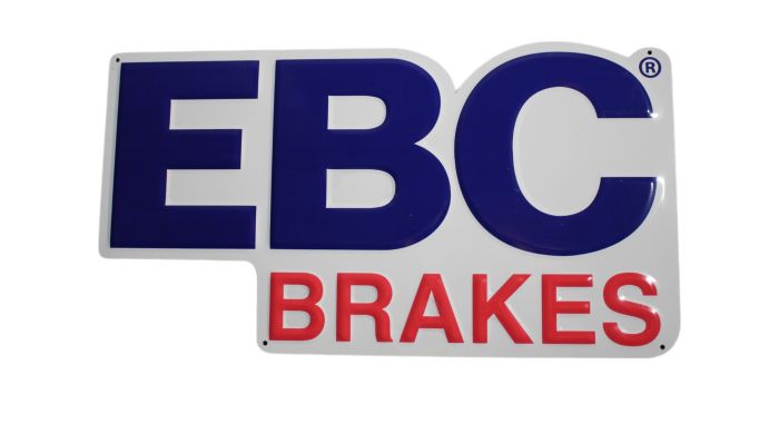 EBC BRAKES METAL TIN SIGN