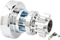 ARLEN NESS Cartridge Hub with TPMS - Rear - Chrome - Kit 71-753