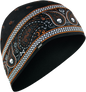 ZAN HEADGEAR SportFlex® Beanie - Black/Orange Classic Bandanna WHLL197