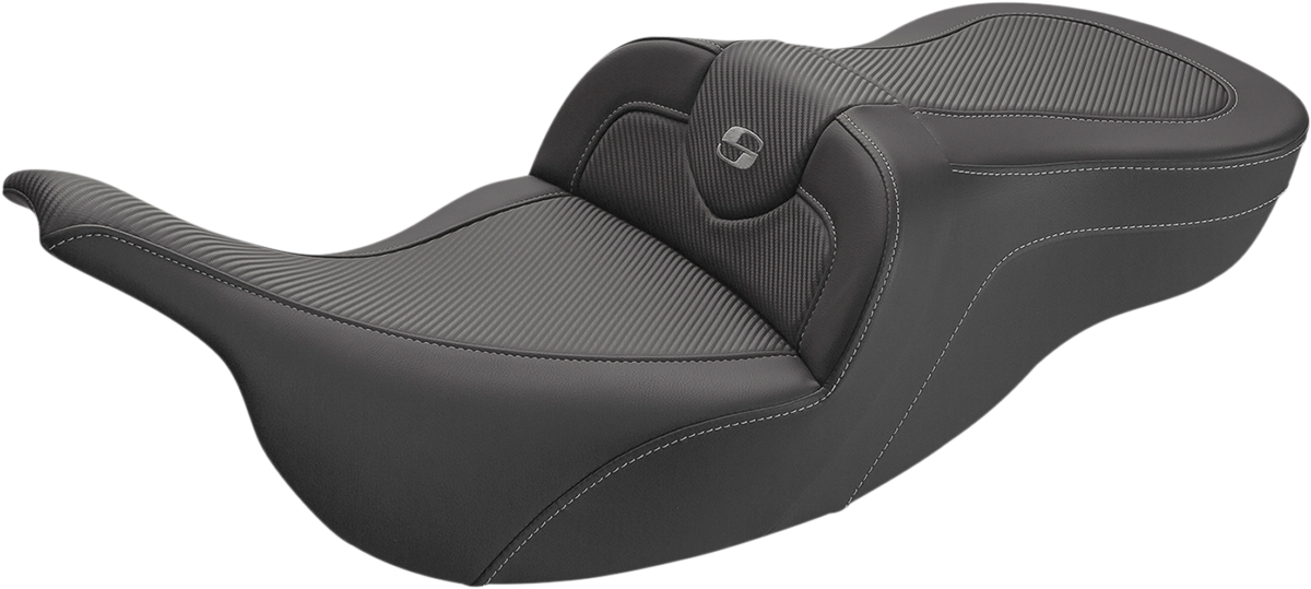 SADDLEMEN Roadsofa™ Seat - Carbon Fiber - without Backrest - '97-'07 FL 897-07-185