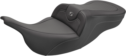 SADDLEMEN Roadsofa™ Seat - Carbon Fiber - without Backrest - '97-'07 FL 897-07-185