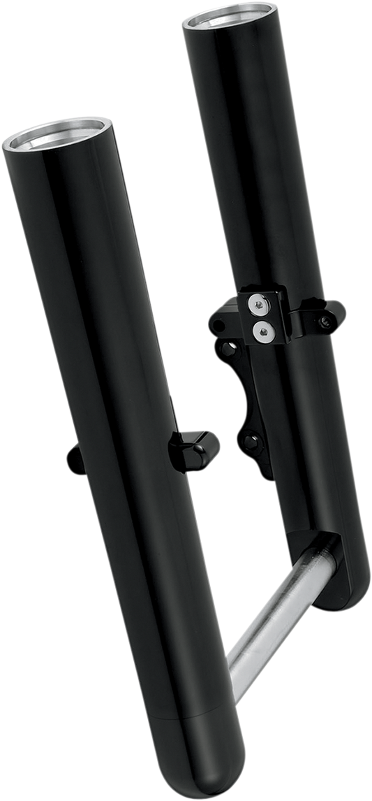 ARLEN NESS Fork Legs - Black Anodized - Smooth - Dual Disc - '08-'13 FLT 06-502