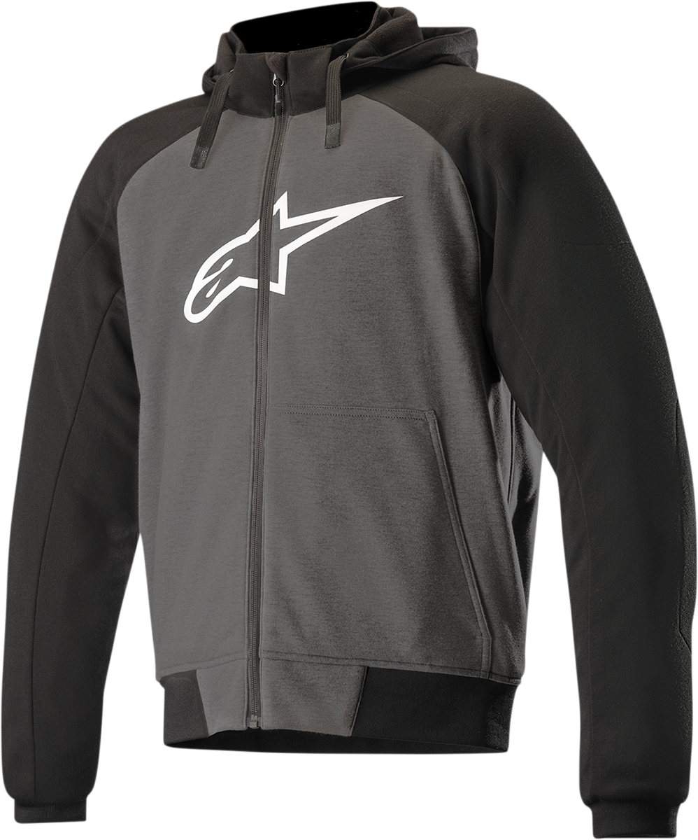 ALPINESTARS Chrome Sport Hoodie - Gray/Black/White - Small 4200918-1432-S