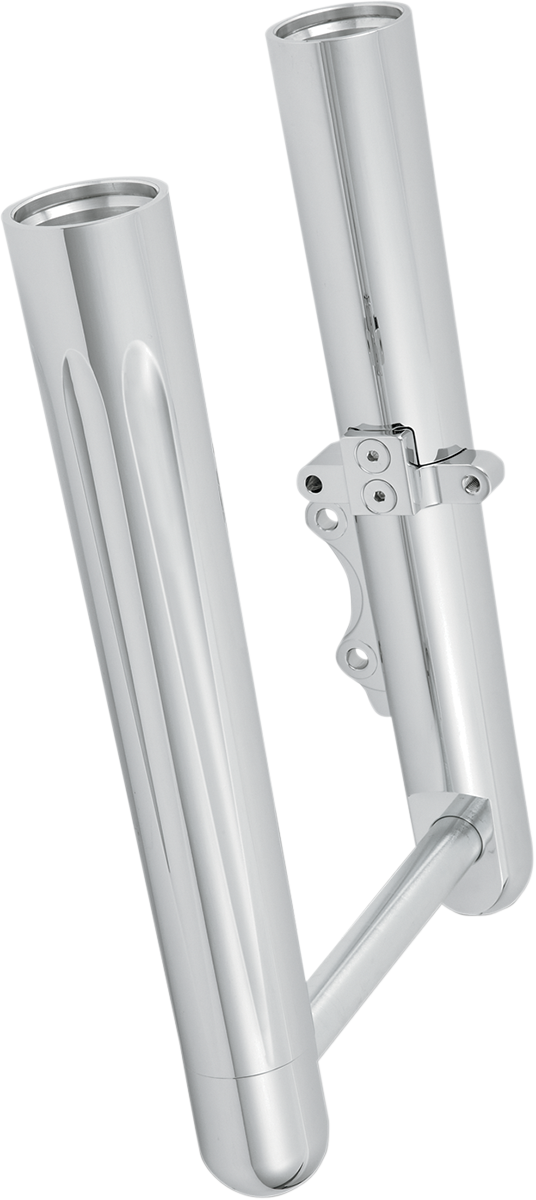 ARLEN NESS Fork Legs - Chrome - Deep Cut - Dual Disc - Deep Cut - '00-'07 FLT 06-512