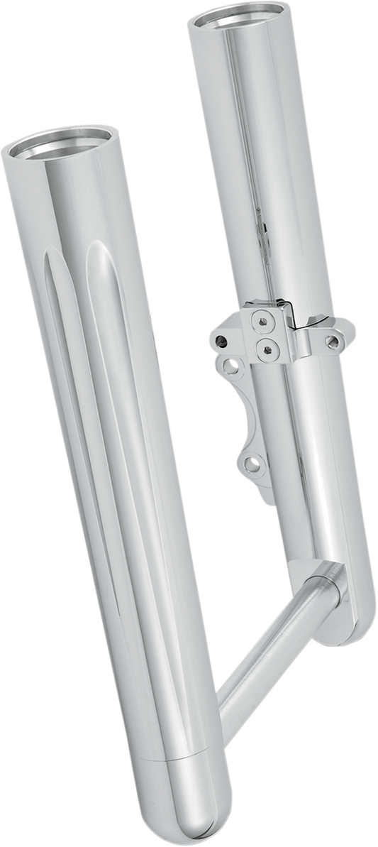 ARLEN NESS Fork Legs - Chrome - Deep Cut - Dual Disc - Deep Cut - '00-'07 FLT 06-512