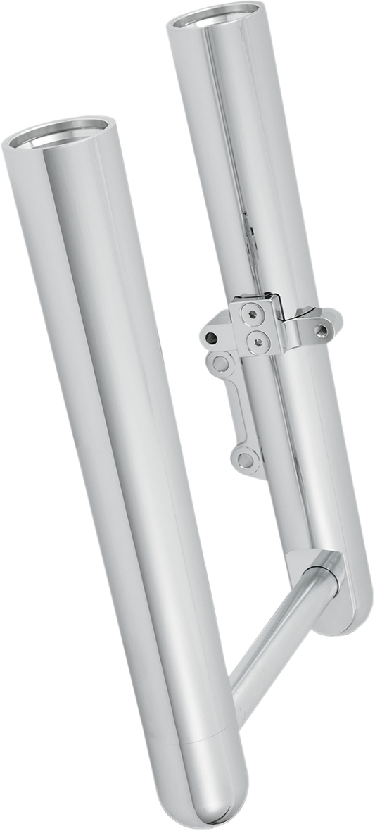 ARLEN NESS Fork Legs - Chrome - Hot Legs - Custom Single Disc - Smooth - '07-'17 FLST 06-550