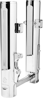 PERFORMANCE MACHINE (PM) Fork Leg - 49 mm - Chrome - Lower - Single Disc 0208-2178-CH