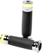 PERFORMANCE MACHINE (PM) Vision Series Contour LED Turn Signal Grips - TBW - Chrome 0063-2100M-CH