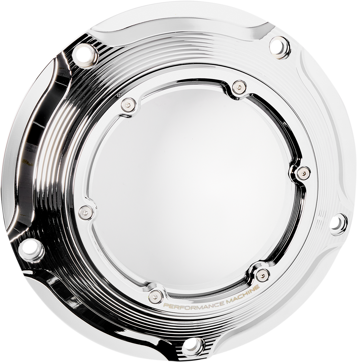 PERFORMANCE MACHINE (PM) Derby Cover - Vision - Chrome - Touring 0177-2083M-CH