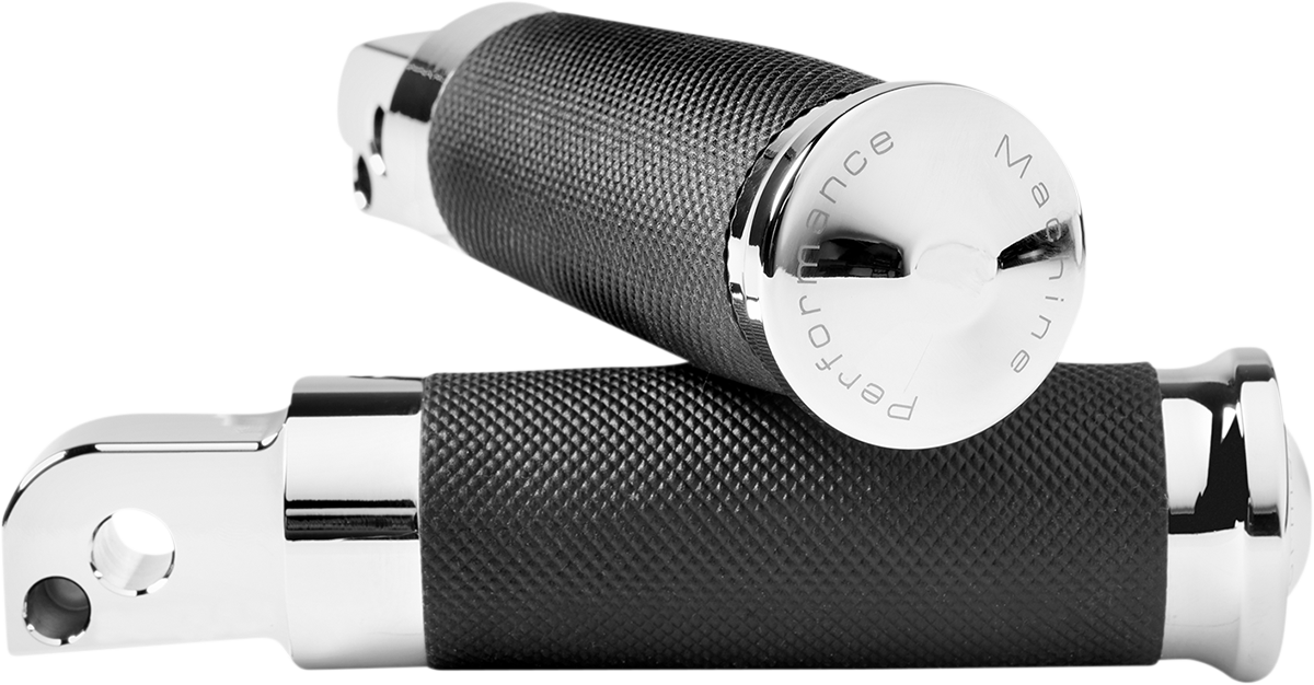 PERFORMANCE MACHINE (PM) Contour Foot Pegs - Chrome - Passenger - M8 0035-1237M-CH