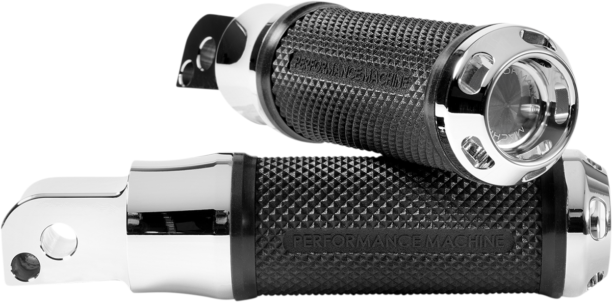 PERFORMANCE MACHINE (PM) Apex Foot Pegs - M8 - Passenger - Chrome 0035-1241M-CH