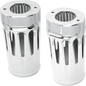ARLEN NESS Fork Boot Covers - Chrome - Deep Cut - FLHTD 20-012