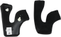 AGV X3000 Cheek Pads - Black - ML 20KIT00119001