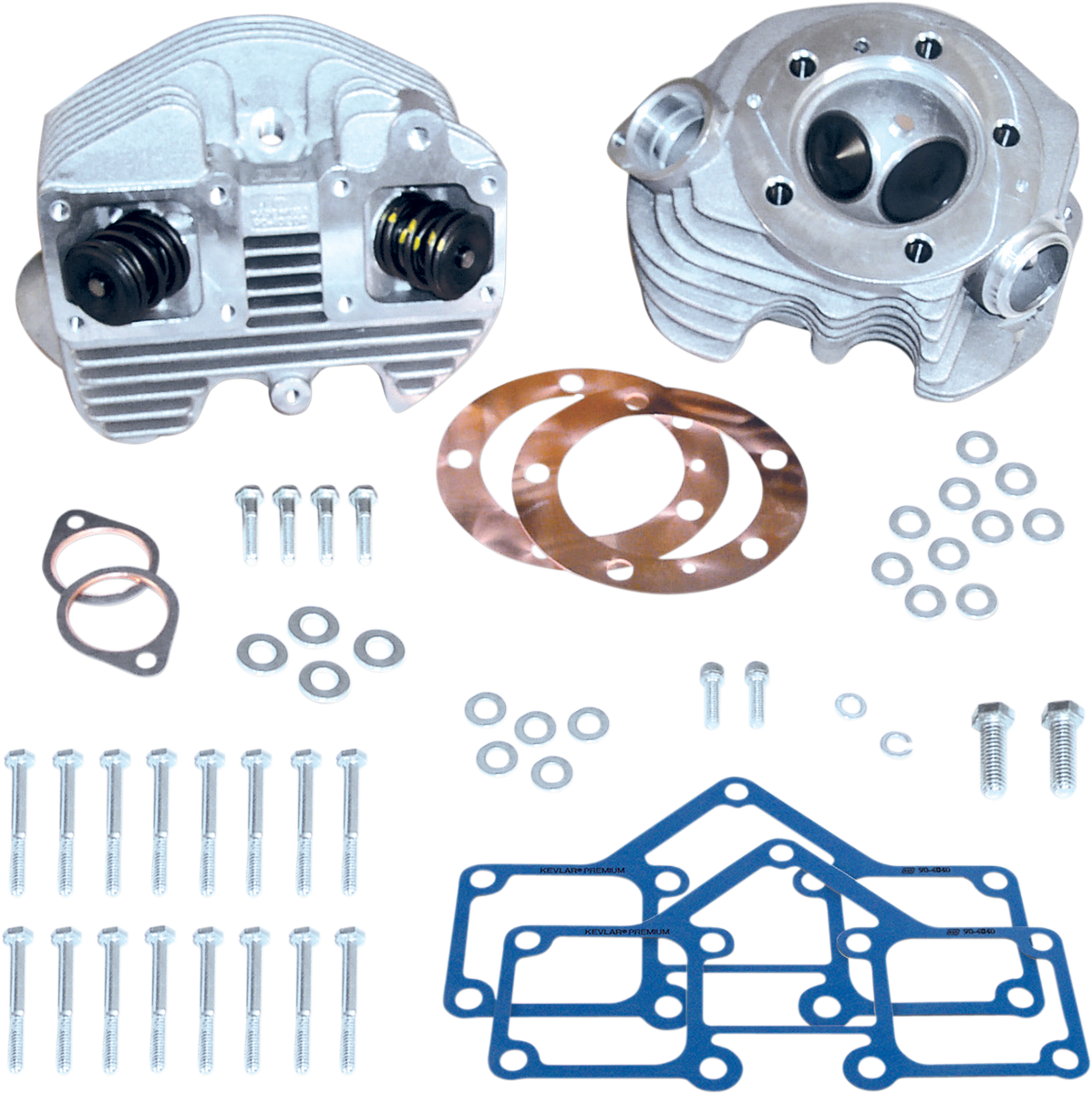 S&S CYCLE Cylinder Head Kit - Super Stock® - Single Plug - O-Ring Style - Big Twin 90-1497