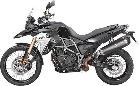 AKRAPOVIC Muffler - Titanium - Black S-B8SO6-HZAABL