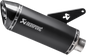 AKRAPOVIC Slip-On Line Muffler - Titanium - Black - 821/1200 Monster S-D8SO2-HRBL
