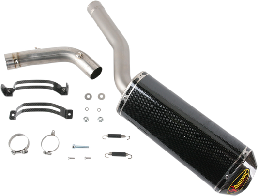 AKRAPOVIC Slip-On Line Muffler - Carbon Fiber S-S6SO5-TC