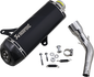 AKRAPOVIC Muffler - Black - Stainless Steel - GTS/GTV S-VE3SO9-HRSSBL