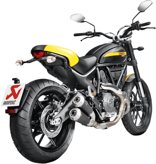 AKRAPOVIC Ducati Scrambler Titanium Muffler S-D8SO4-CUBTBL/1