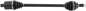 ALL BALLS AB8-PO-8-339 Extreme Duty Rear Axle for Polaris RZR (2016-2023)