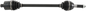 ALL BALLS AB8-PO-8-340 Extreme Duty Rear Axle for Polaris RZR 900 (2011-2014)