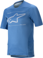 ALPINESTARS Drop 6.0 Short-Sleeve Jersey - Blue - Small 1766320-7310-SM