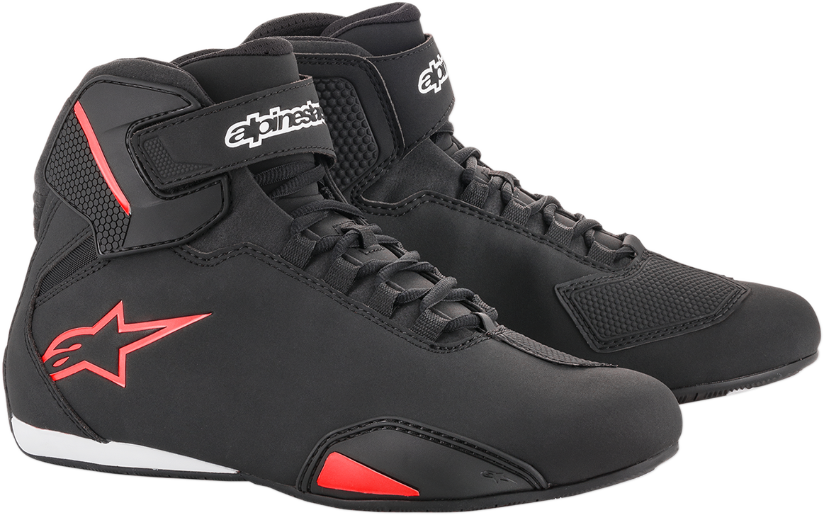 ALPINESTARS Sektor Shoes - Black/Red - US 13.5 / EU 47.5 2515518-13-13.5