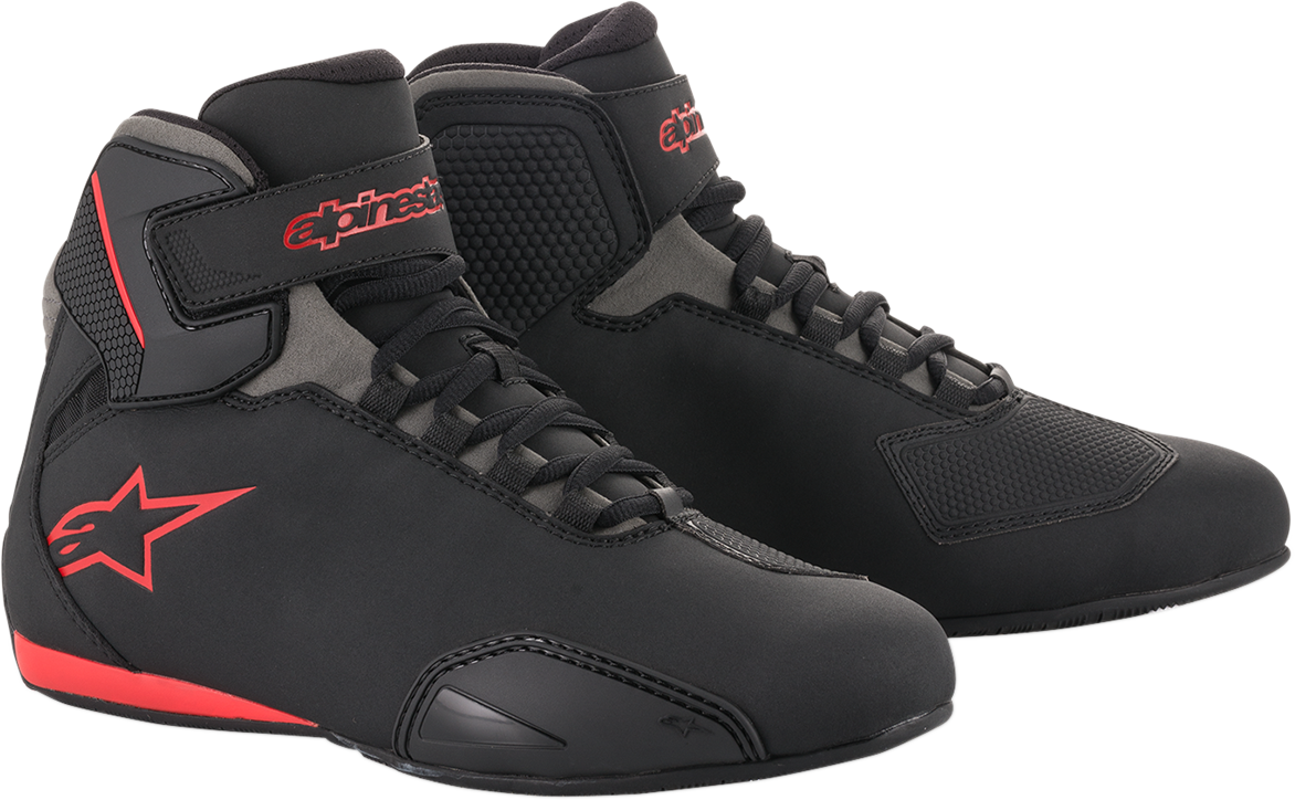 ALPINESTARS Sektor Shoes - Black/Gray/Red - US 6.5 / EU 38.5 251551813165