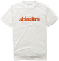 ALPINESTARS Heritage Word T-Shirt - Natural - Large 121073006224L