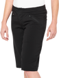 100% Women's Ridecamp Shorts - Black - Medium 40037-00001