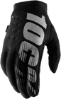 100% Women's Brisker Gloves - Black/Gray - Large 10005-00003