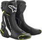 ALPINESTARS SMX Plus Boots - Black/White/Yellow Fluorescent - US 12 / EU 47 2221019-125-47