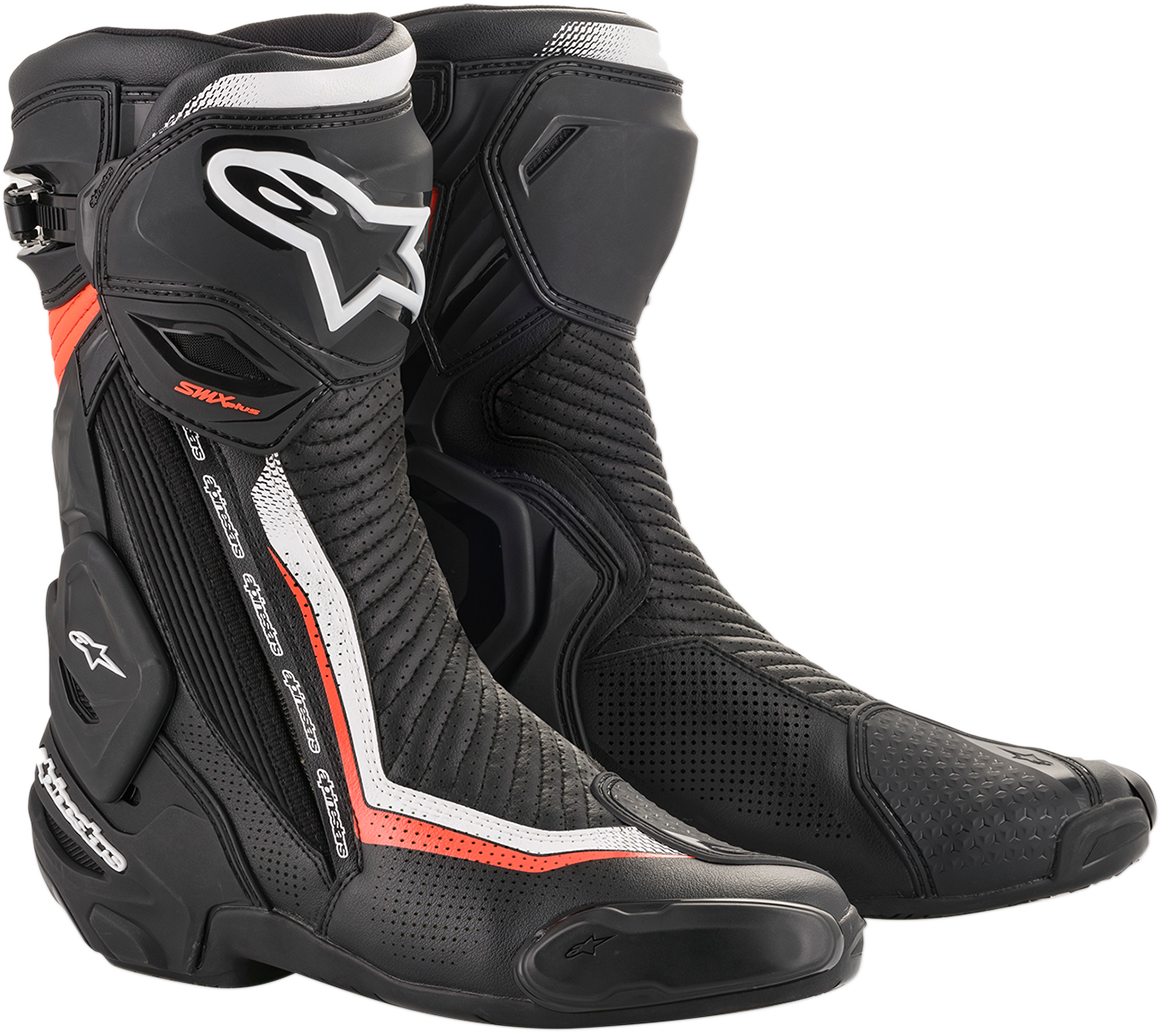 ALPINESTARS SMX Plus Vented Boots - Black/White/Red - US 7.5 / EU 41 2221119-1231-41