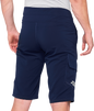 100% Ridecamp Shorts - Navy - US 28 40029-00021