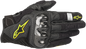 ALPINESTARS SMX-1 Air V2 Gloves - Black/Fluo Yellow - Large 3570518-155-L