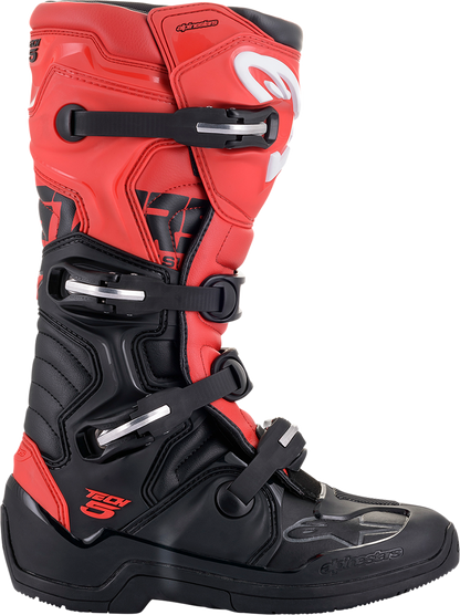 ALPINESTARS Tech 5 Boots - Black/Red- US 11 / EU 45.5 2015015-13-11