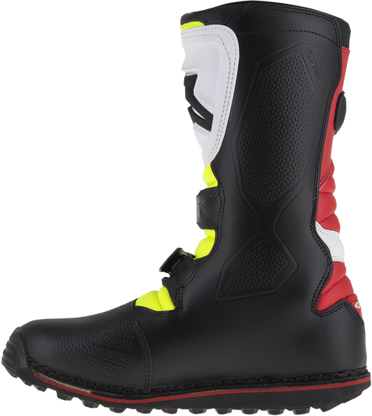 ALPINESTARS Tech-T Boots - White/Red/Yellow Fluorescent/Black - US 7 / EU 40.5 2004017-2351-7