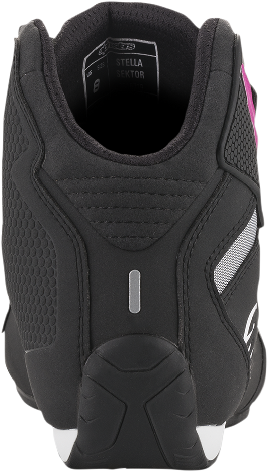 ALPINESTARS Stella Sektor Shoes - Black/Pink - US 8 / EU 40 251571910398