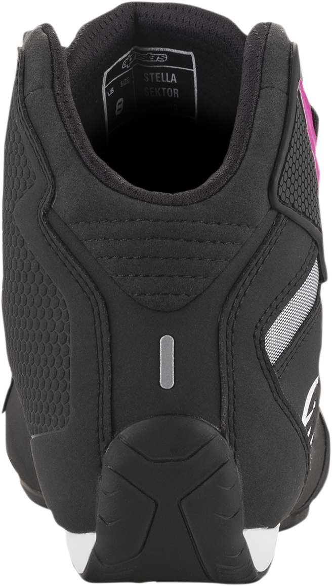 ALPINESTARS Stella Sektor Shoes - Black/Pink - US 10.5 / EU 43 2515719103910.5