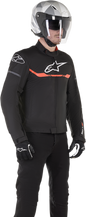 ALPINESTARS T-SP S Waterproof Jacket - Black/Red Fluo - 2XL 3200120-1030-2X