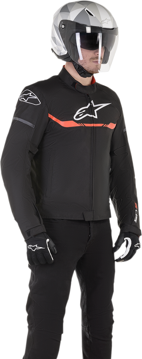 ALPINESTARS T-SP S Waterproof Jacket - Black/Red Fluo - 4XL 3200120-1030-4X